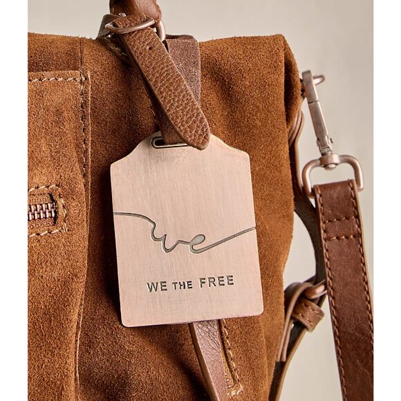 We The Free Suede Baby Emerson Bag Color: Tan - Picture 3 of 5